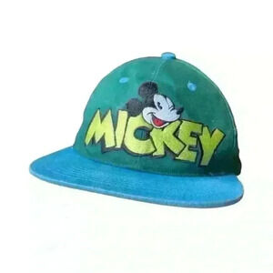 Disney Parks Mickey & Co. Mickey Logo
Snap Back‎ Hat Blue/Green